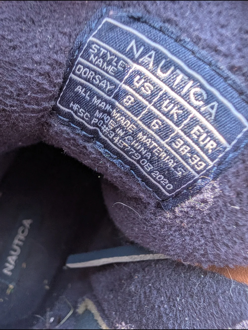 Nautica Men's Brown Leather & Gray Rubber Duck Boots